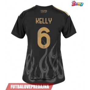 Lacne Ženy Futbalové dres Juventus Lloyd Kelly #6 2026-27 Krátky Rukáv - Tretina